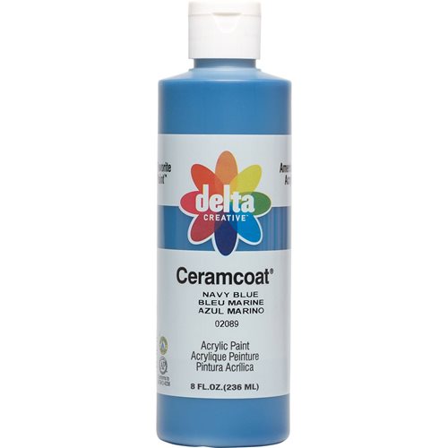 Delta Ceramcoat ® Acrylic Paint - Navy Blue, 8 oz. - 020890802W