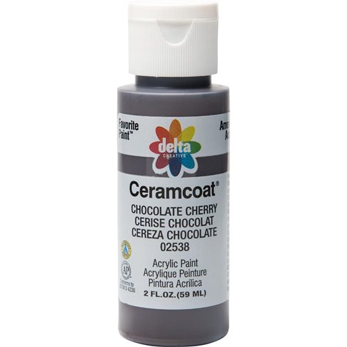 Delta Ceramcoat Acrylic Paint - Chocolate Cherry, 2 oz. - 025380202W