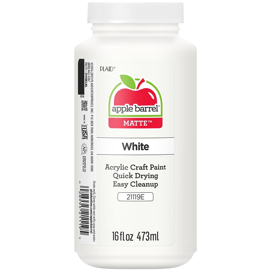 Shop Plaid Apple Barrel ® Colors - White, 16 oz. - 21119 - 21119