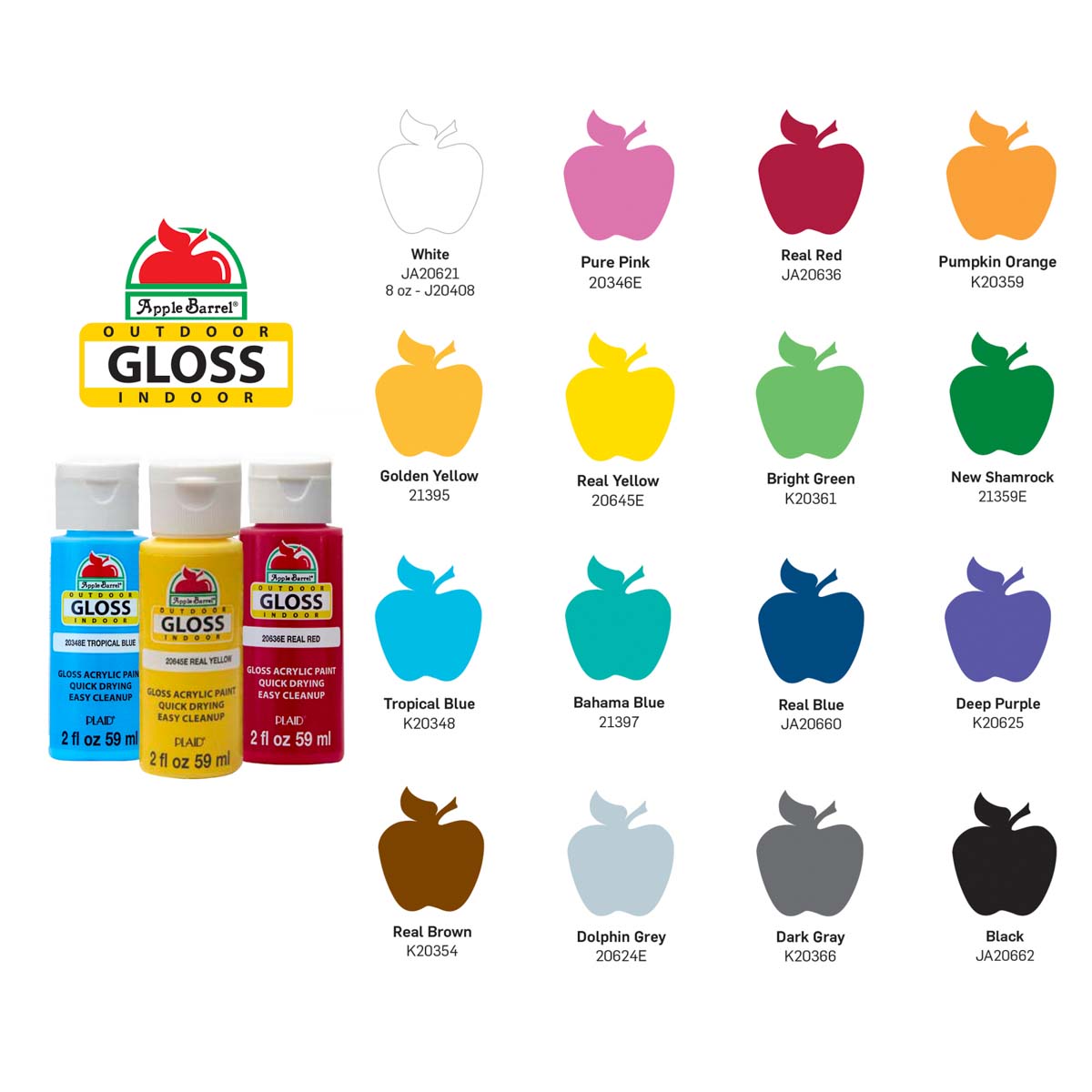 Shop Plaid Apple Barrel ® Gloss™ - Granite Gray, 2 oz. - 17587E