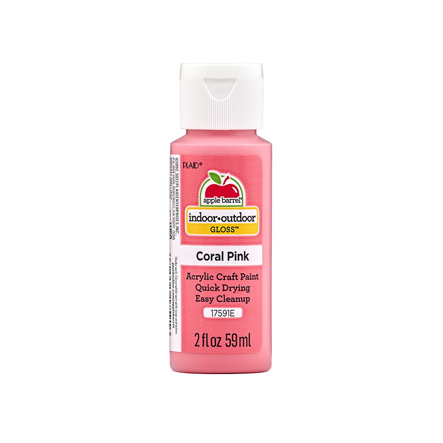Shop Plaid Apple Barrel ® Gloss™ - Coral Pink, 2 oz. - 17591E - 17591E