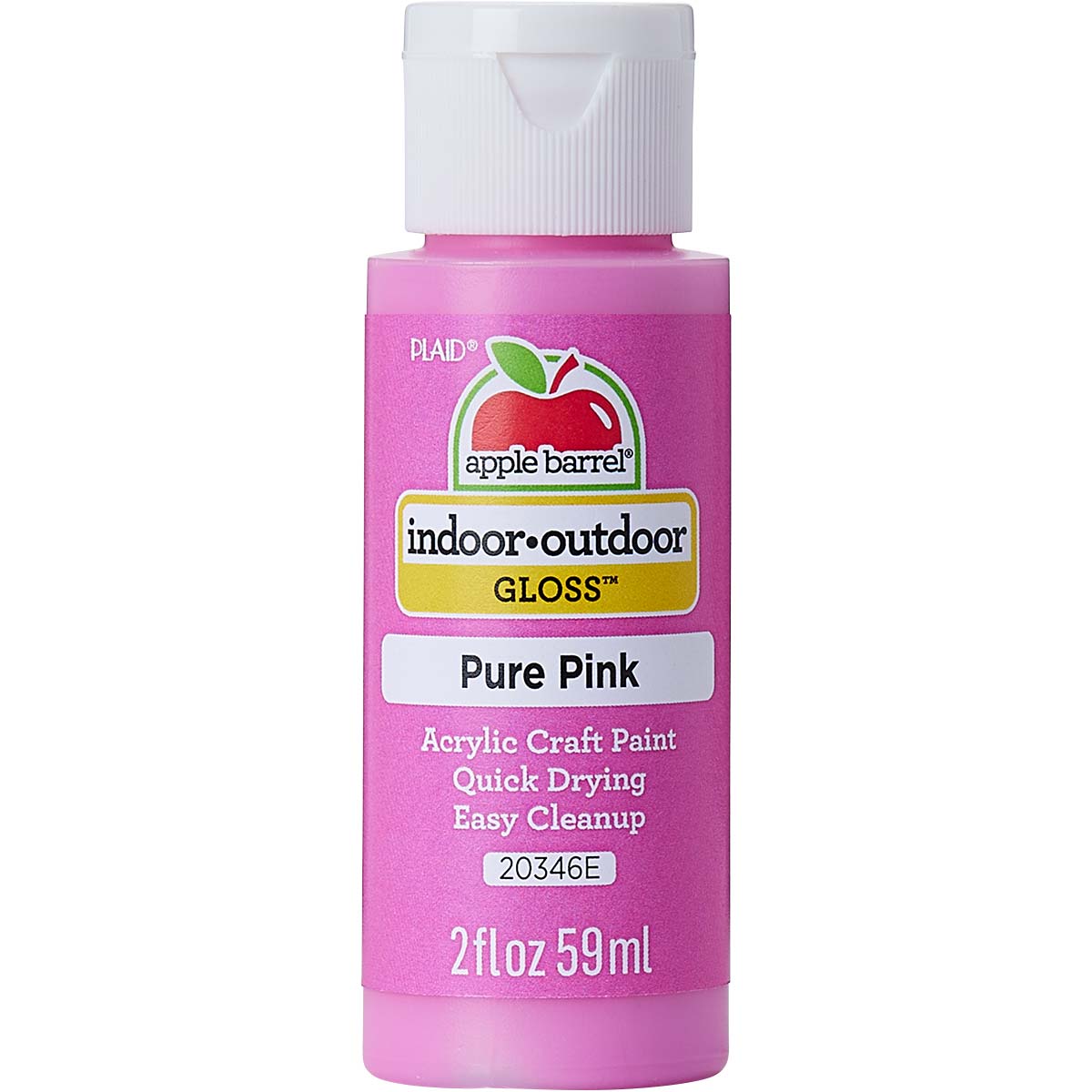 Shop Plaid Apple Barrel ® Gloss™ - Pure Pink, 2 oz. - 20346 - 20346