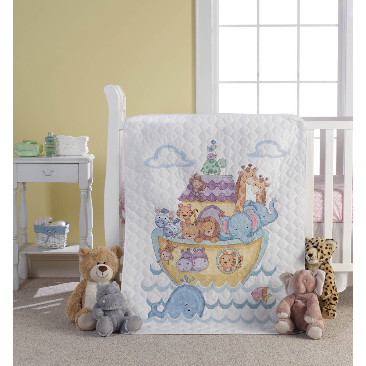 noah's ark crib bedding