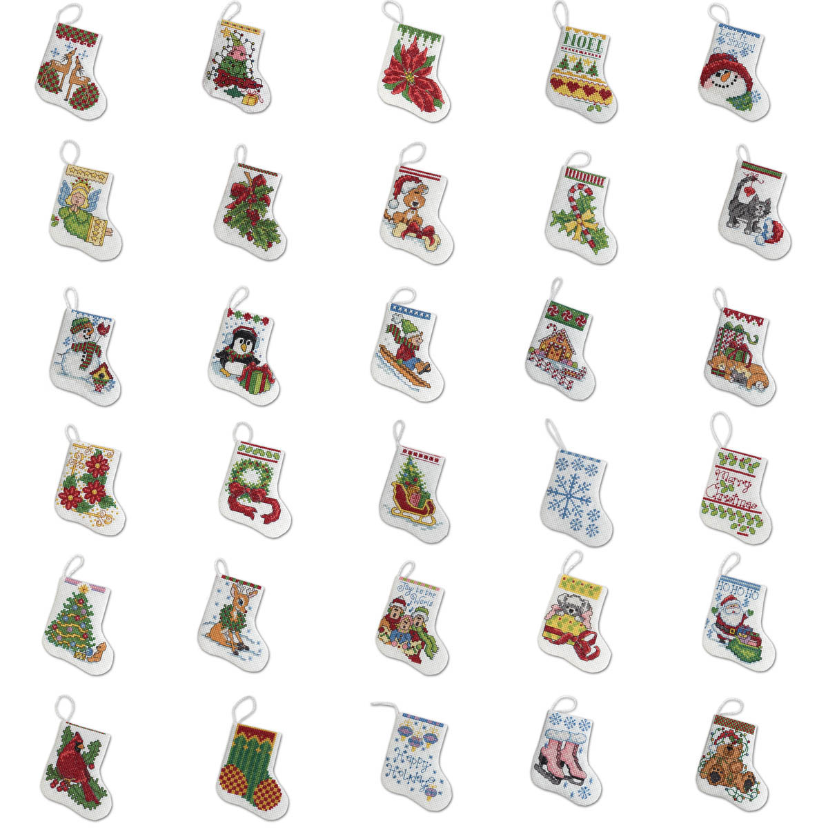 Merry Christmas Ornaments - Counted Cross Stitch Kit - Bucilla – Embroidery  Outpost