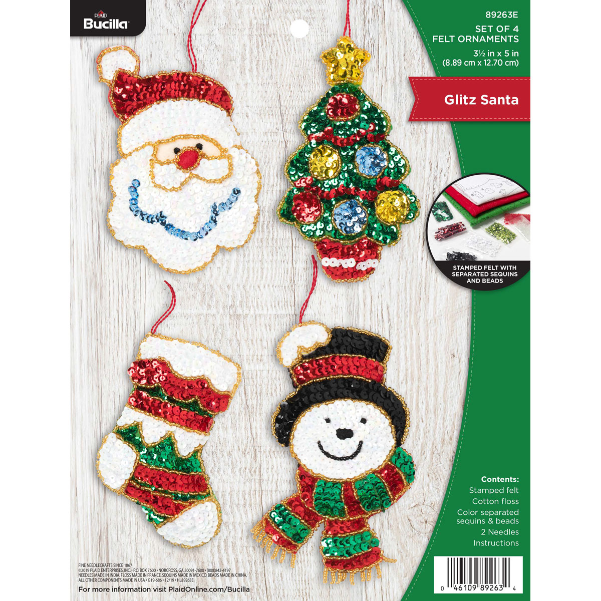 BOYDS Lil' Chrismoose Lil' Sumptin' 3-piece Gift Set Ornament Bag Plush 
