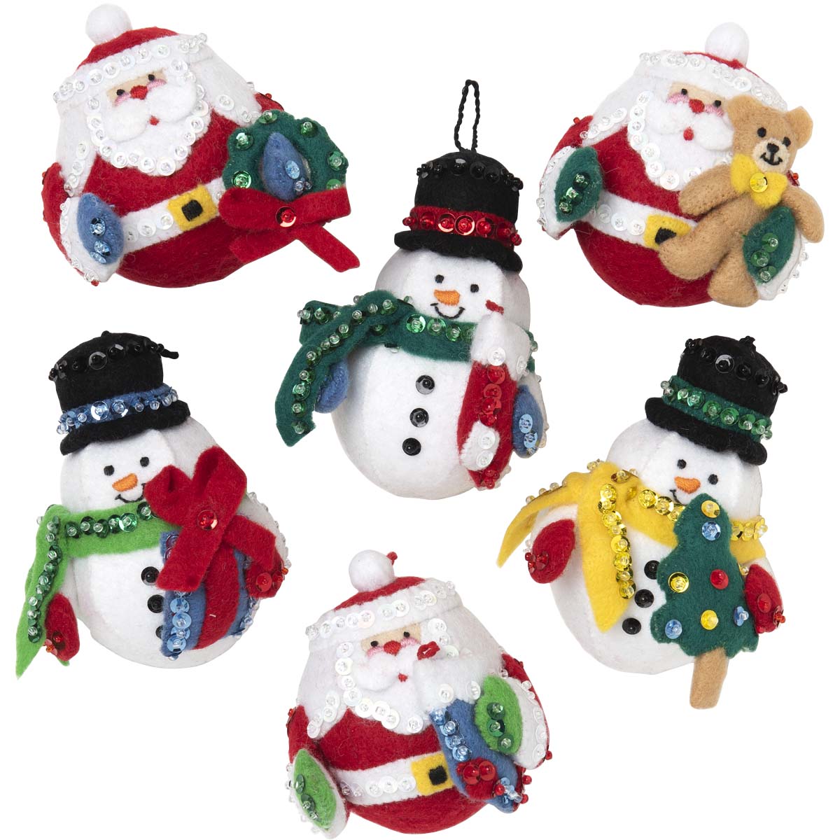 Shop Plaid Bucilla ® Seasonal  Felt  Ornament Kits  Roly Poly