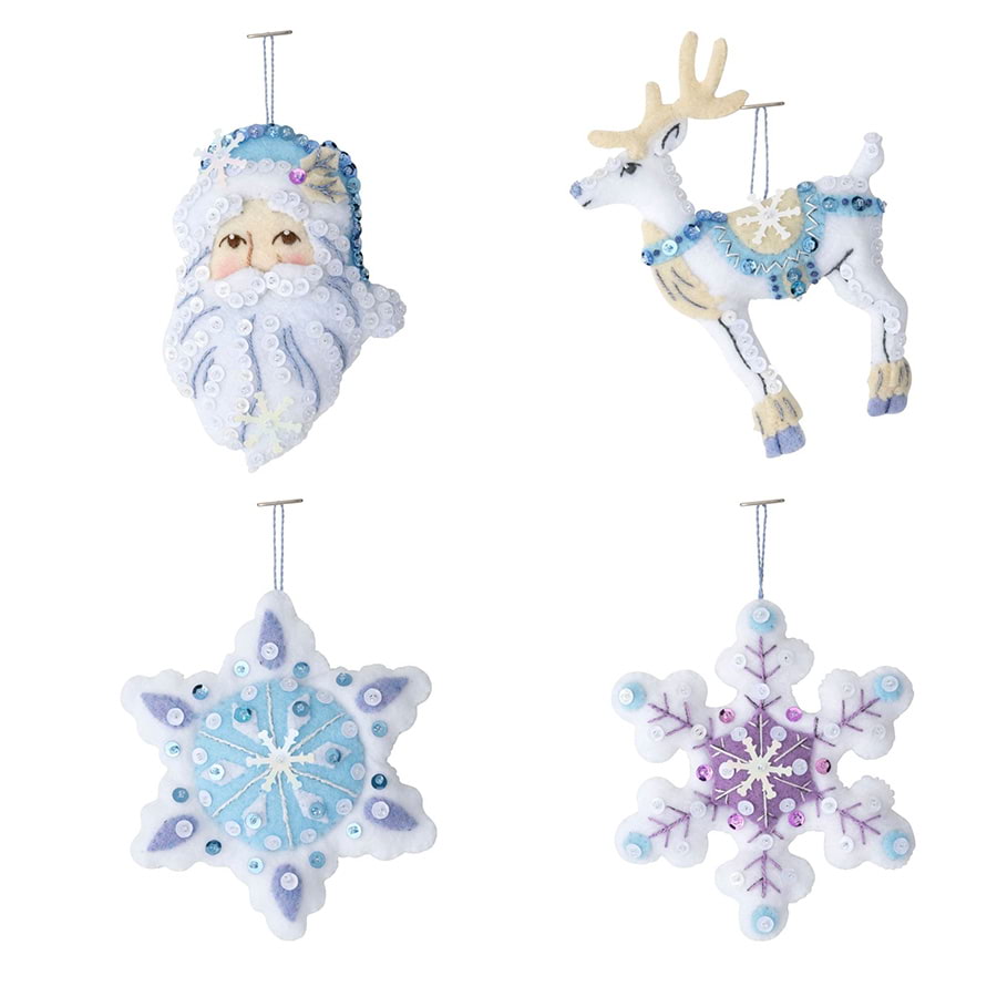 Reindeer Ornament Felt Craft Kit — The Blue Peony