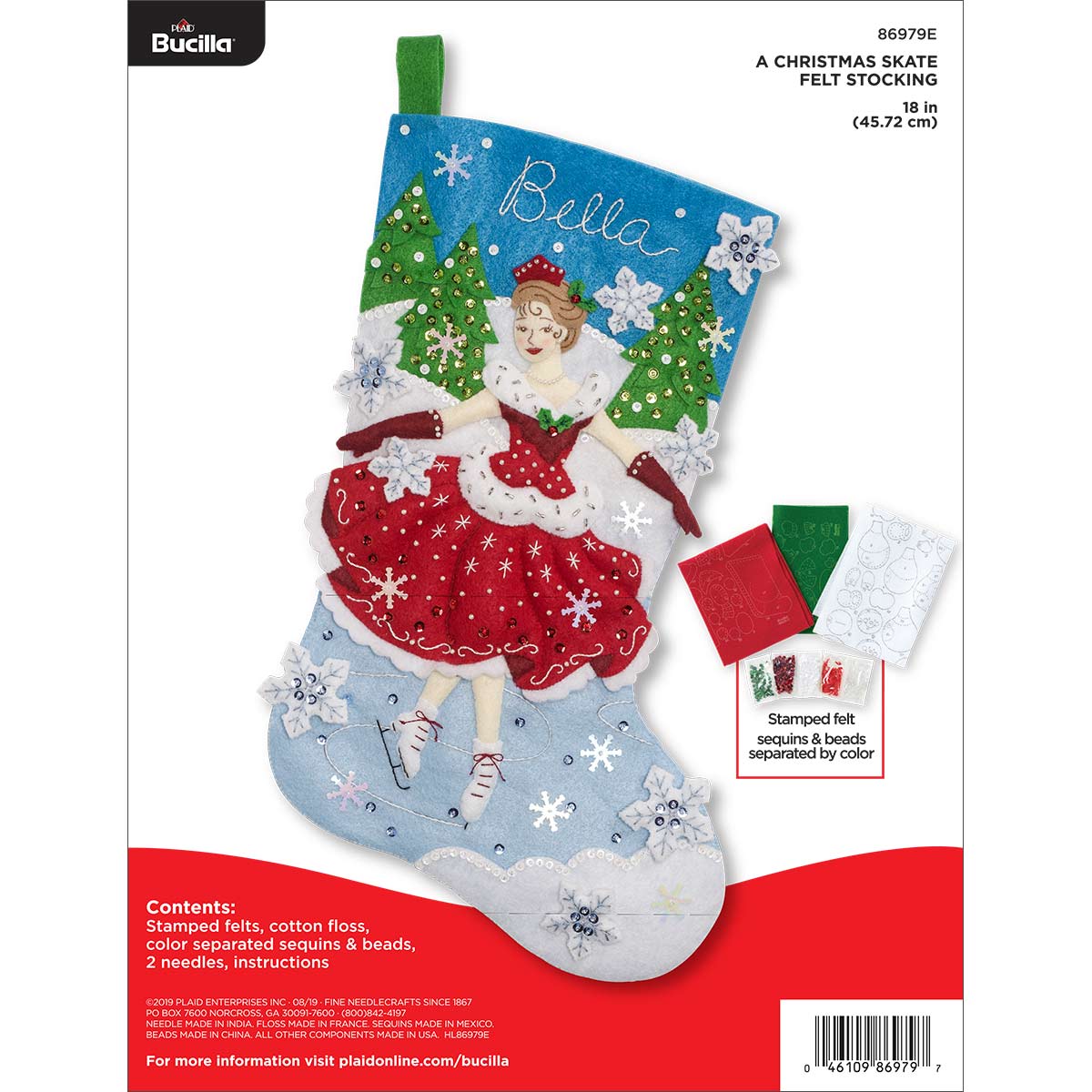 Shop Plaid Bucilla ® Seasonal - Felt - Stocking Kits - A Christmas