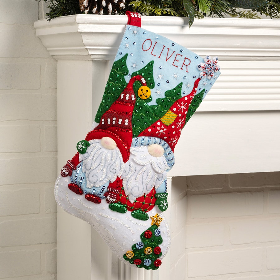 Shop Plaid Bucilla ® Seasonal - Felt - Stocking Kits - Santa at