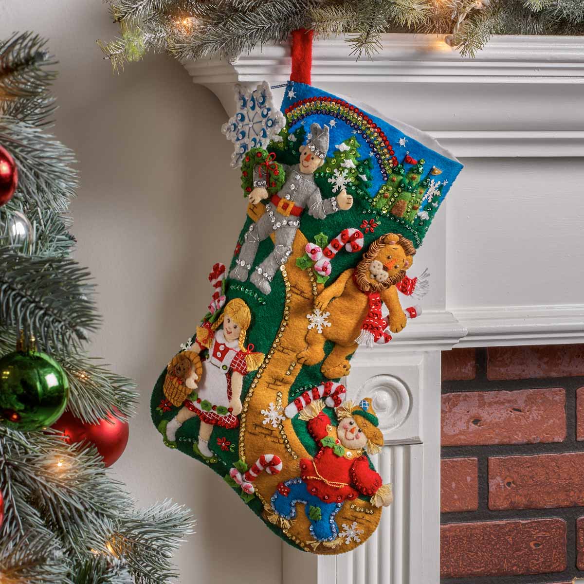 Shop Plaid Bucilla ® Seasonal - Felt - Stocking Kits - Christmas in Oz -  89246E - 89246E
