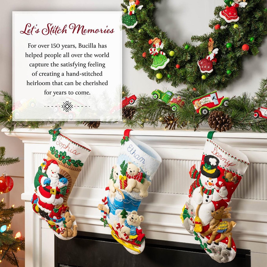 Shop Plaid Bucilla ® Seasonal - Felt - Stocking Kits - Festive