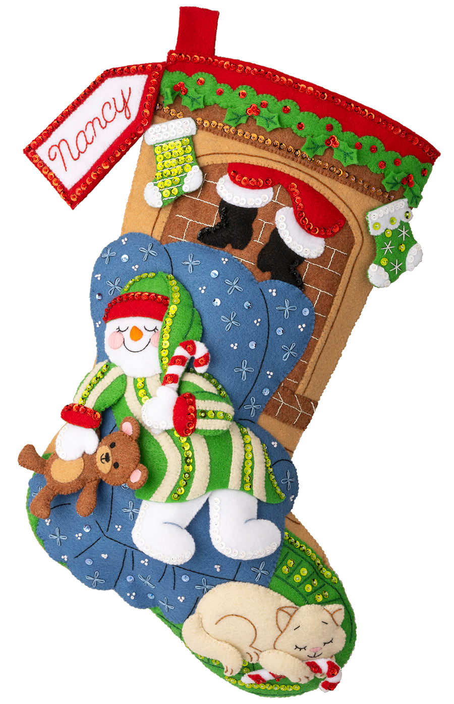 Bucilla ® Seasonal - Felt - Stocking Kits - Jolly Deliveries - 89552E