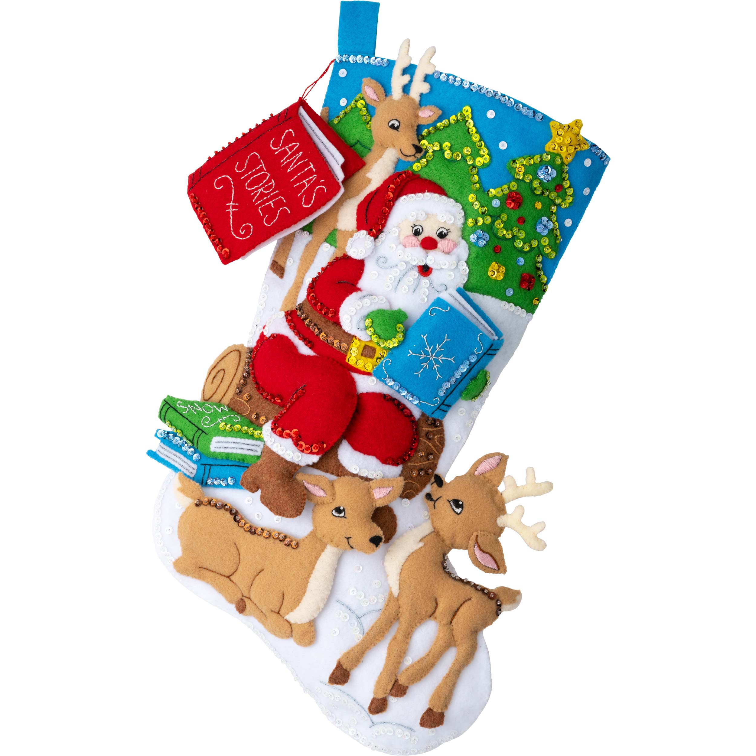 Bucilla ® Seasonal - Felt - Stocking Kits - Santa Surprise 89475E