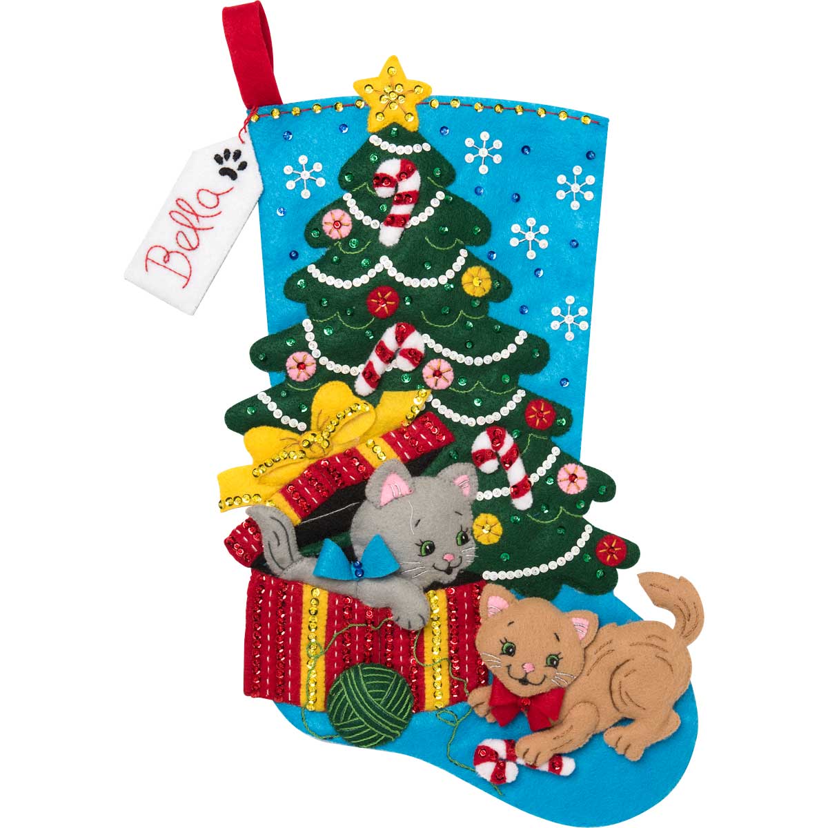 Shop Plaid Bucilla ® Seasonal Felt Stocking Kits The Pawfect Gift