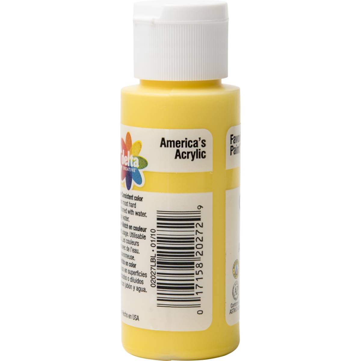 Delta Ceramcoat Acrylic Paint (2oz) - Bright Yellow