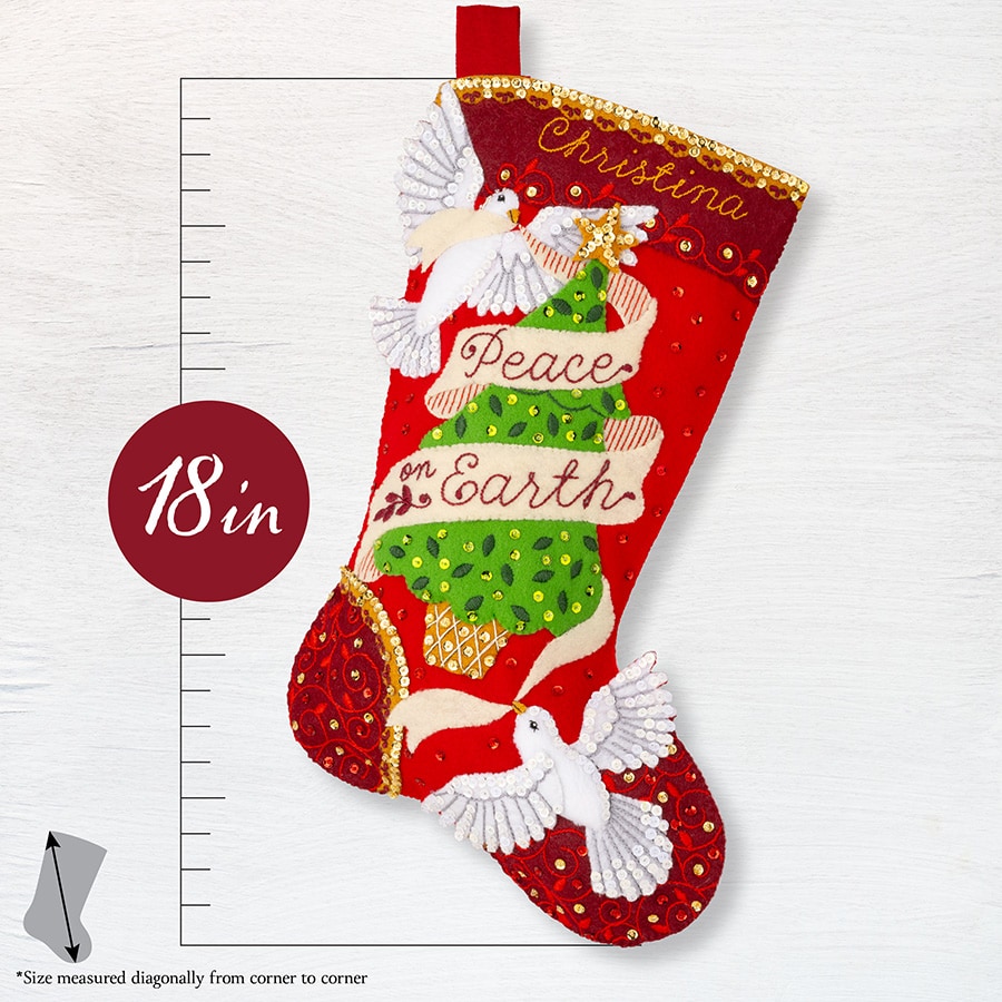 Shop Plaid Bucilla ® Seasonal - Felt - Stocking Kits - Peaceful Nativity  89601E - 89601E