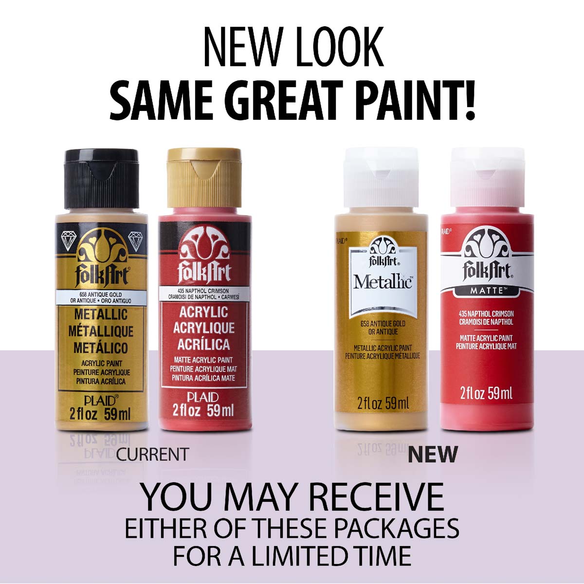 Plaid FolkArt Metallic Acrylic Paint See All Colors – Good's Store Online