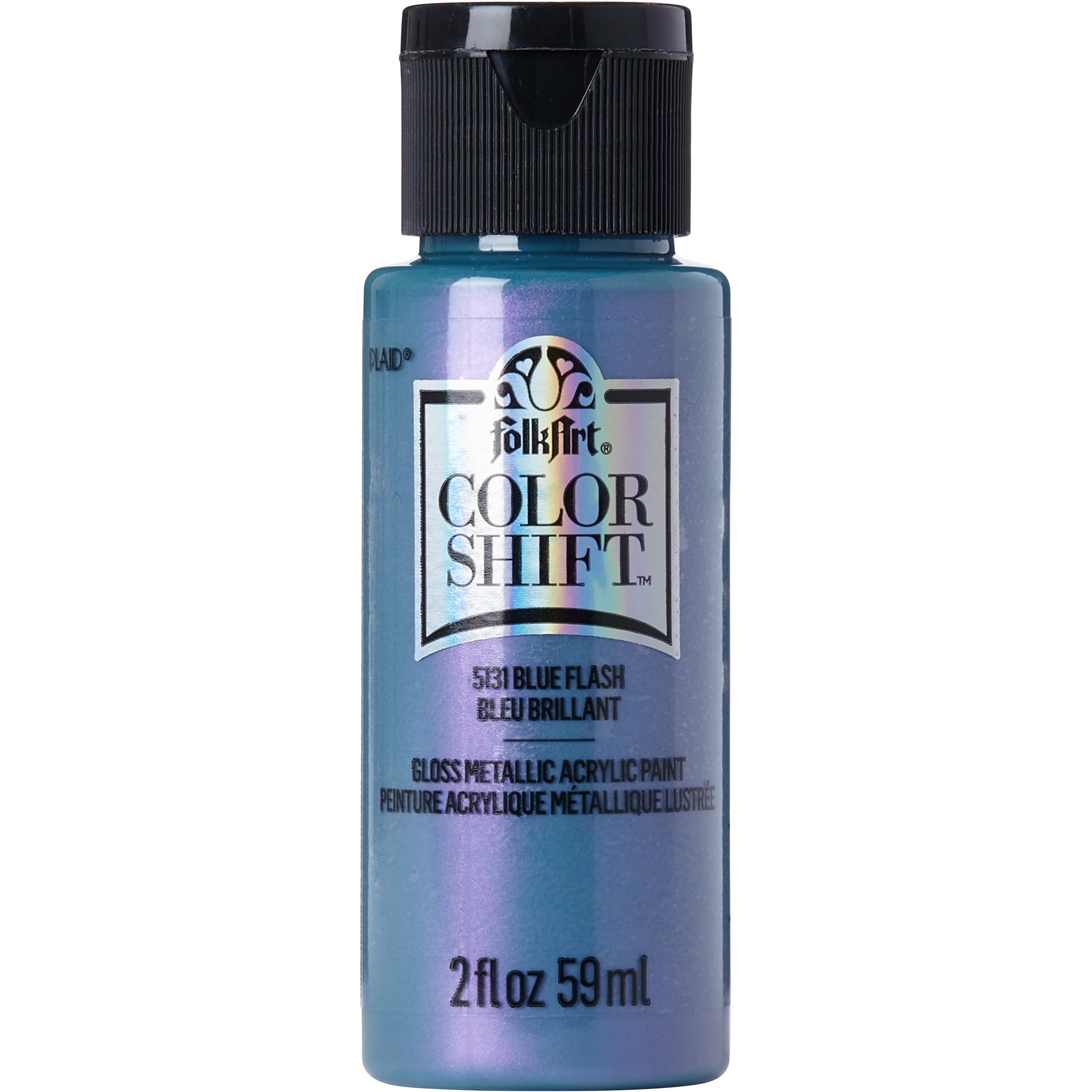 Shop Plaid FolkArt ® Color Shift™ Acrylic Paint - Blue Flash, 2 oz. - 5131  - 5131