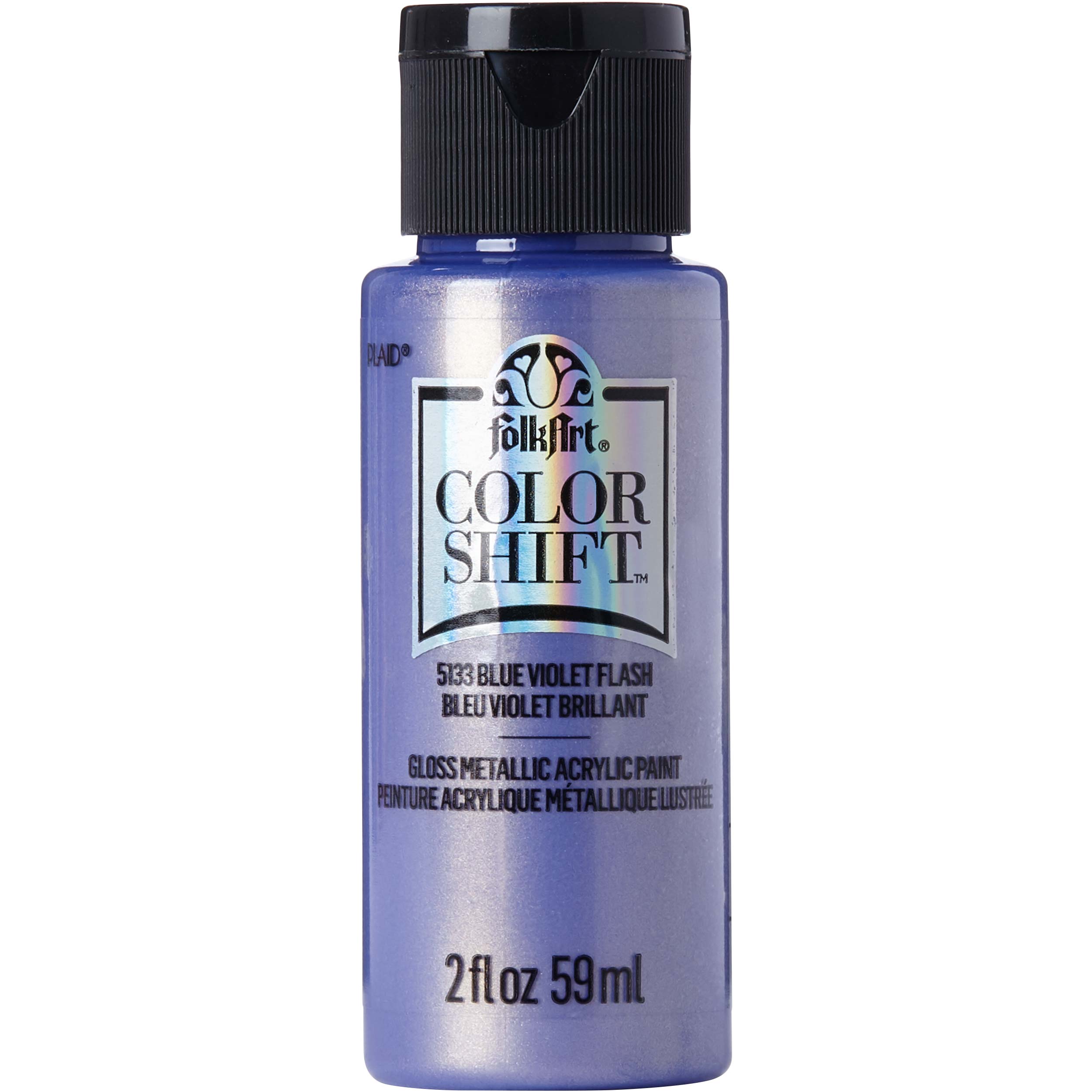 Shop Plaid FolkArt ® Color Shift™ Acrylic Paint - Purple Flash, 8 oz. -  36373 - 36373