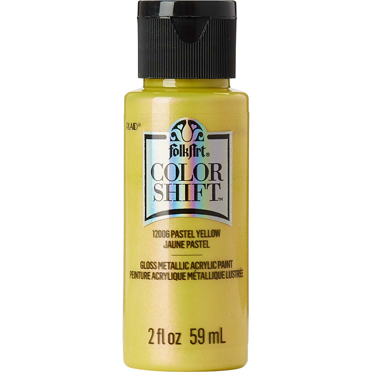 Shop Plaid FolkArt ® Color Shift™ Acrylic Paint - Pastel Yellow, 2 oz. -  12006 - 12006