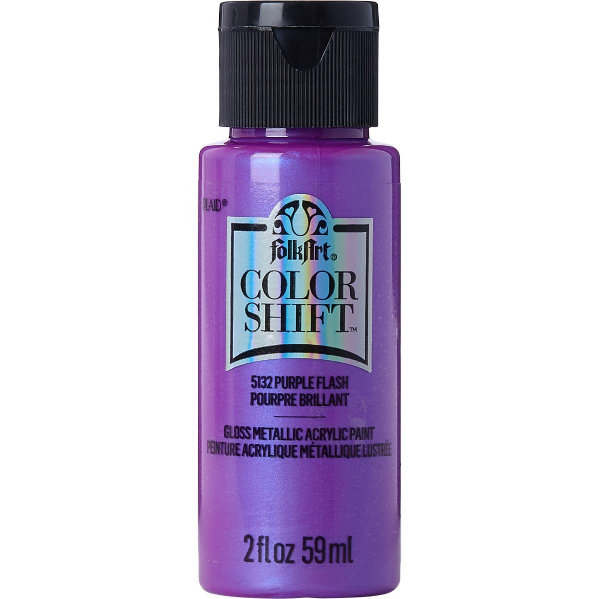 FolkArt Color Shift Acrylic Paint in Assorted Colors (2 ounce), Purple Flash