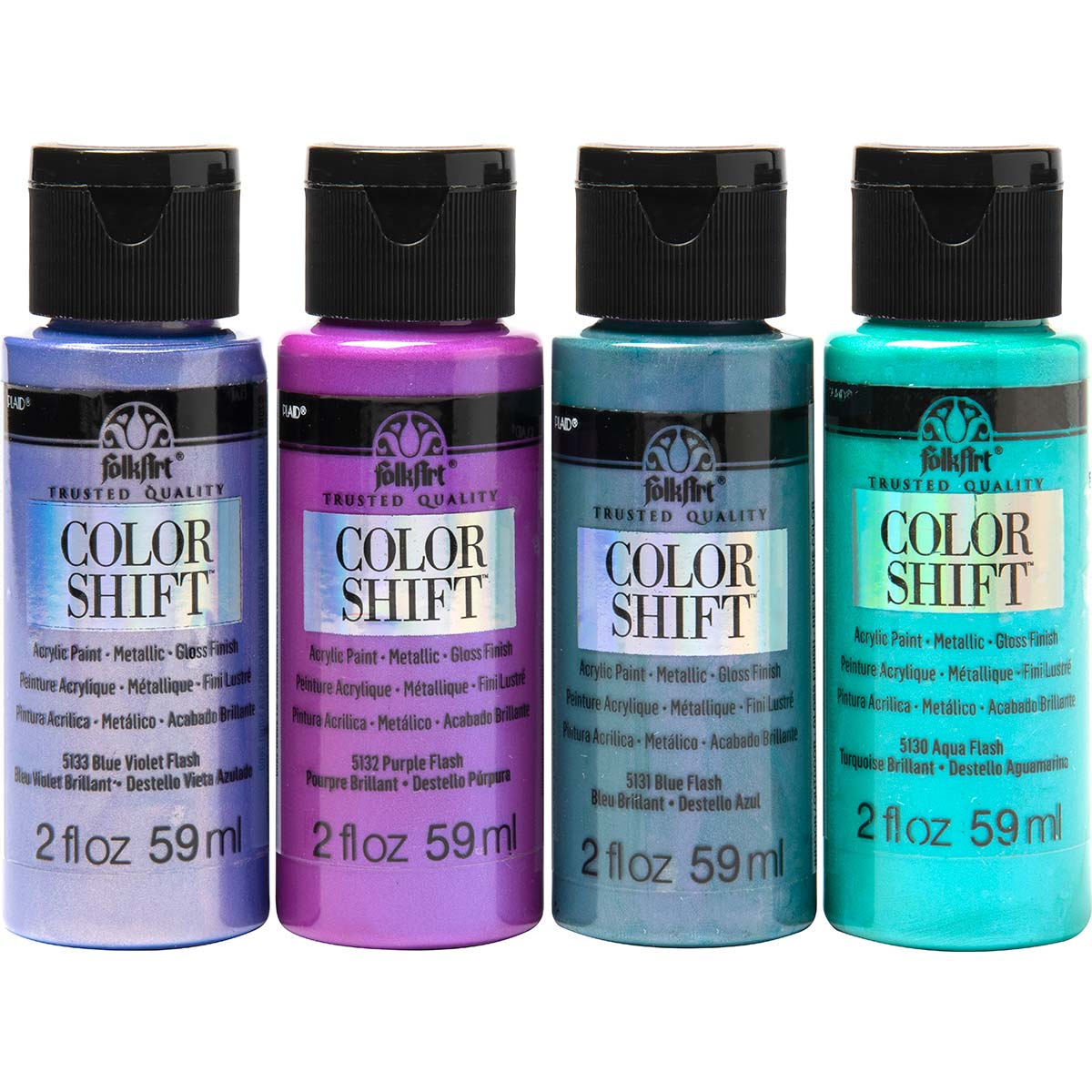 FolkArt Color Shift Acrylic Craft Paint, Gloss Finish, Blue Violet
