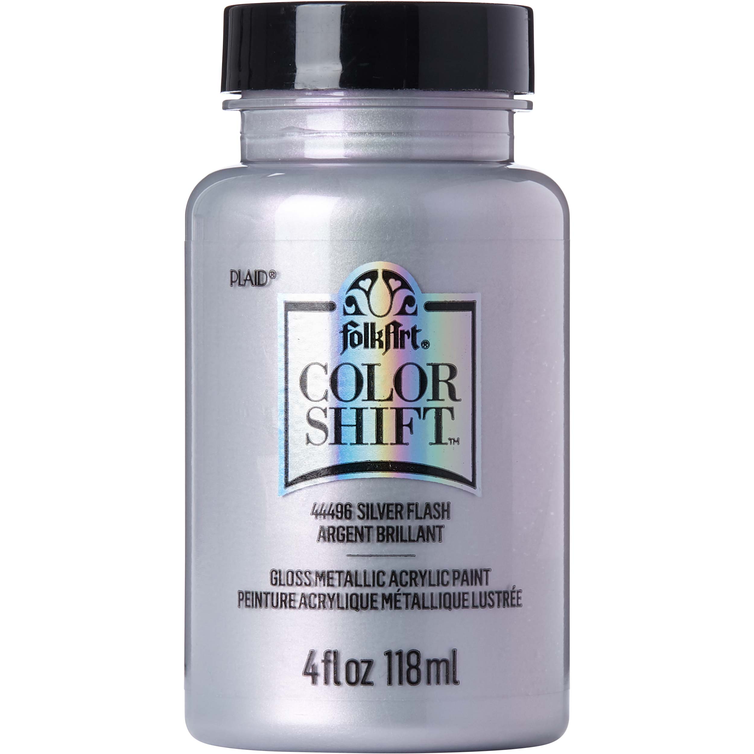 Shimmering Silver Metallic Acrylic Paint, Stencil Supplies