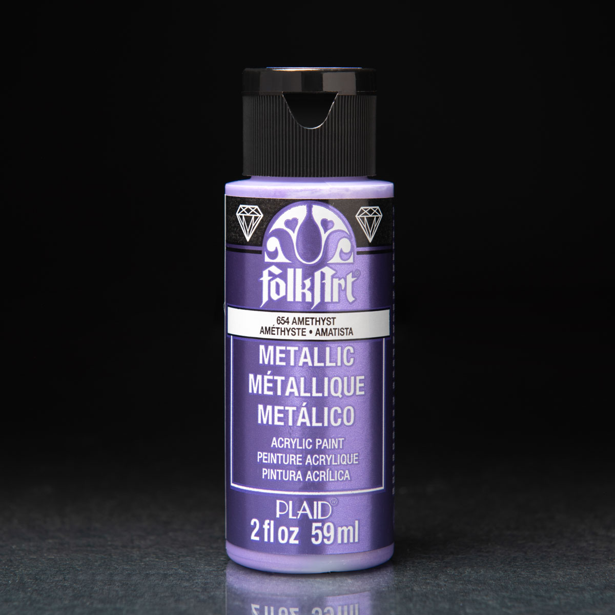 Shop Plaid FolkArt ® Multi-Surface Metallic Acrylic Paints