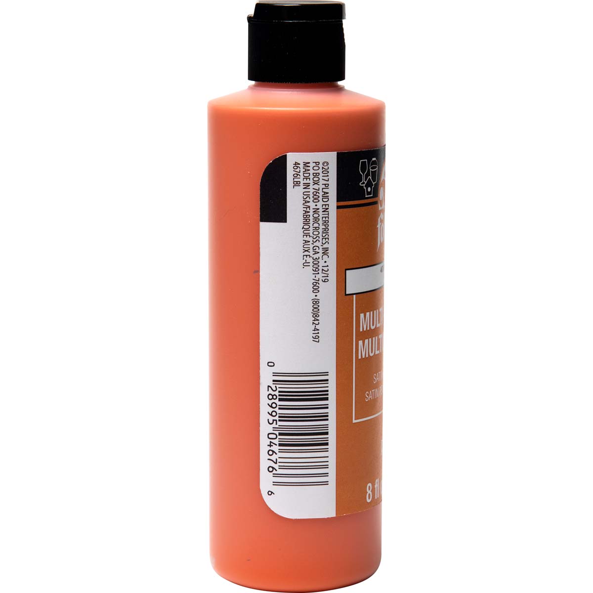 Shop Plaid FolkArt ® Multi-Surface Satin Acrylic Paints - Pure Orange ...