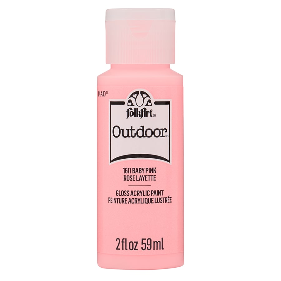 Shop Plaid FolkArt ® Outdoor™ Acrylic Colors - Baby Pink, 2 oz