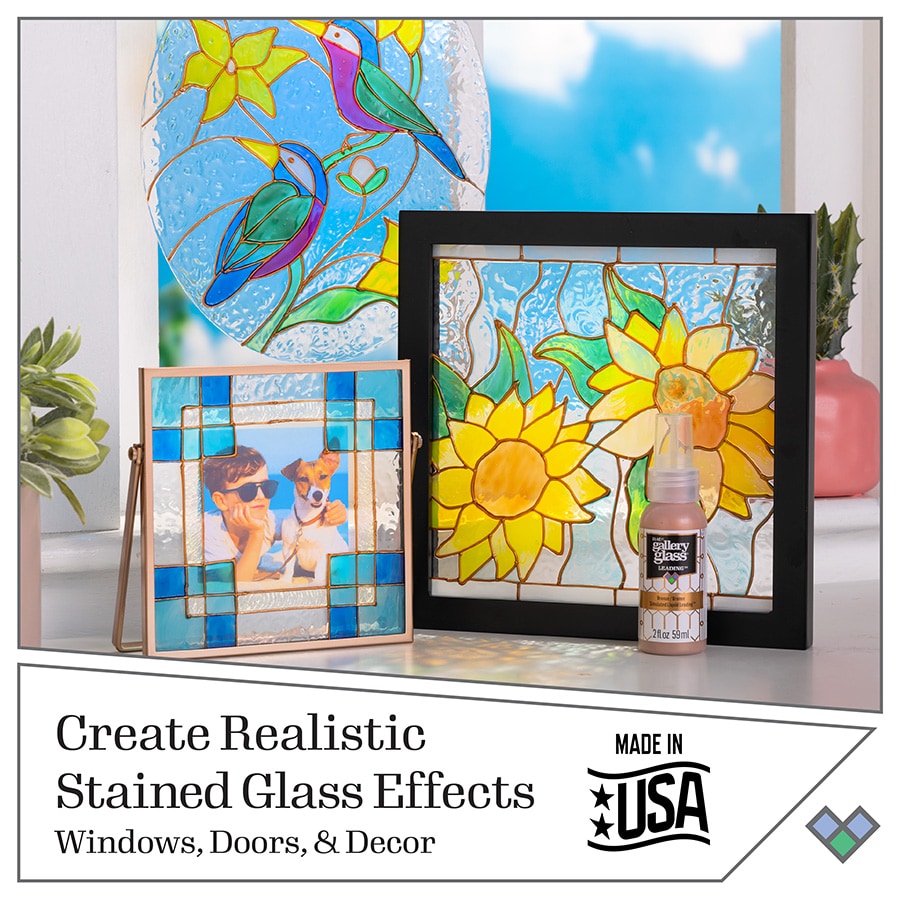 Shop Plaid Gallery Glass ® Stained Glass Leading - Bronze, 2 oz