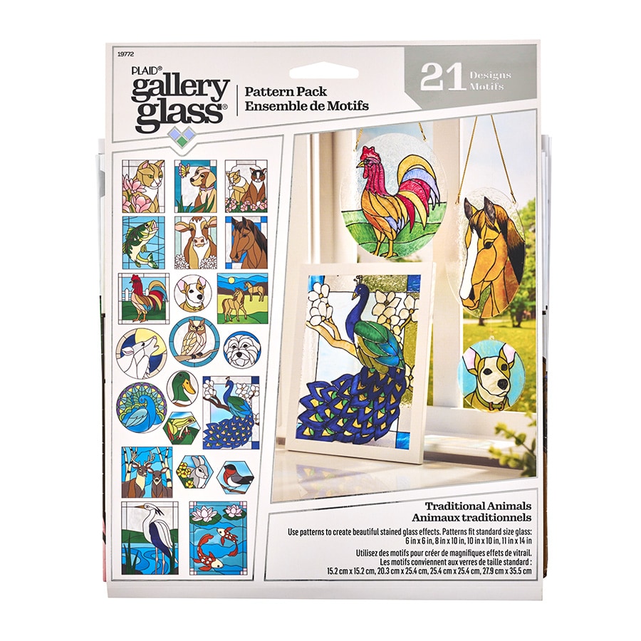 Shop Plaid Gallery Glass ® Pattern Packs - Traditional Animals - 19772 -  19772