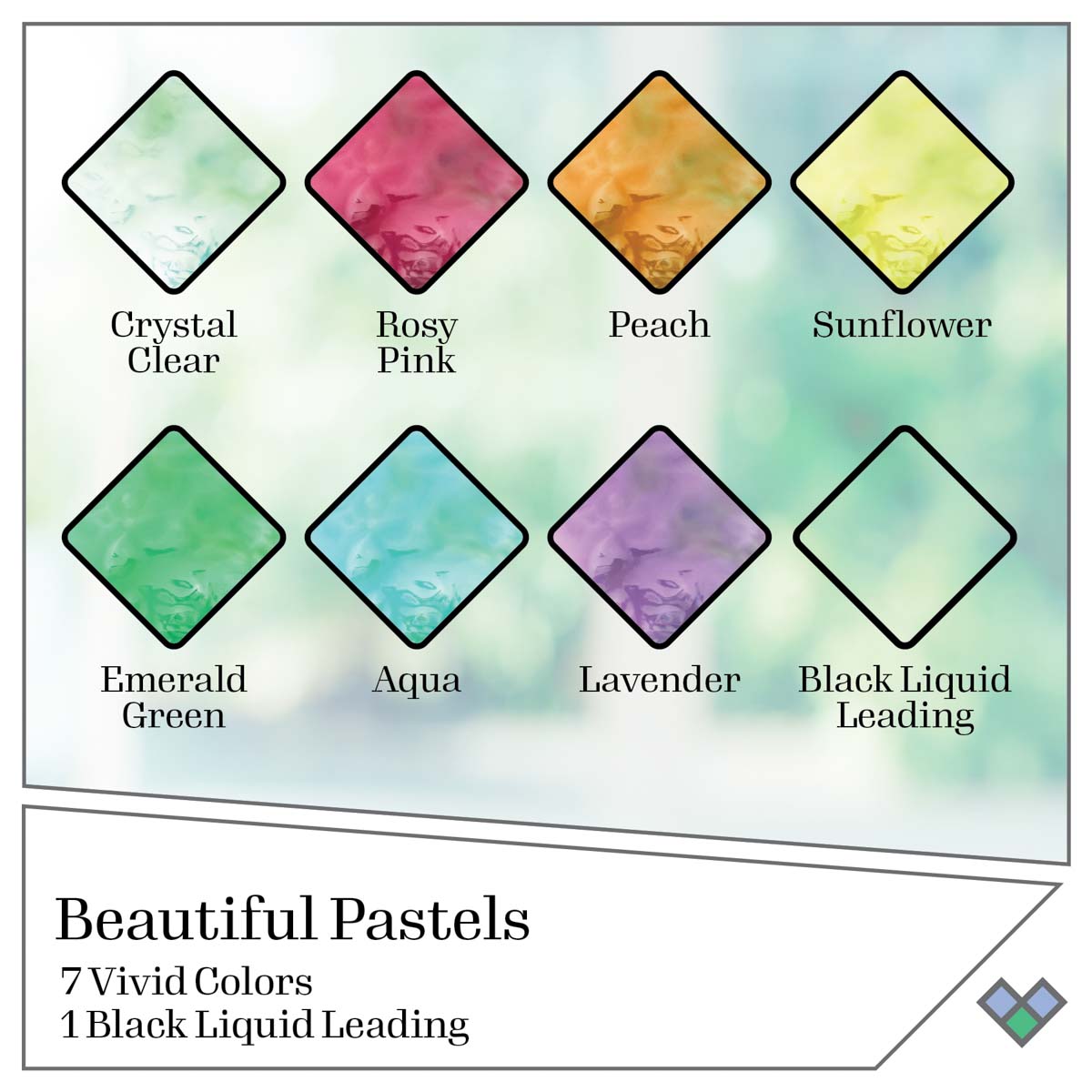 PLAID GALLERY GLASS PAINT/LEADING PICK YOUR COLOR – NEW – Mocitos