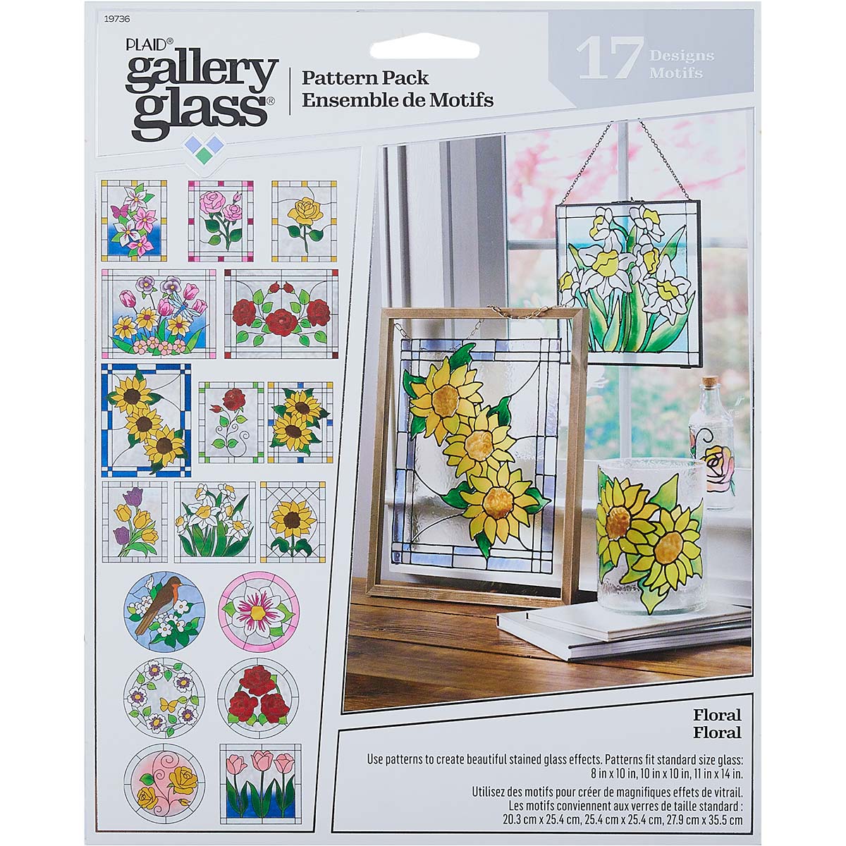 Shop Plaid Gallery Glass ® Pattern Packs - Floral - 19736 - 19736