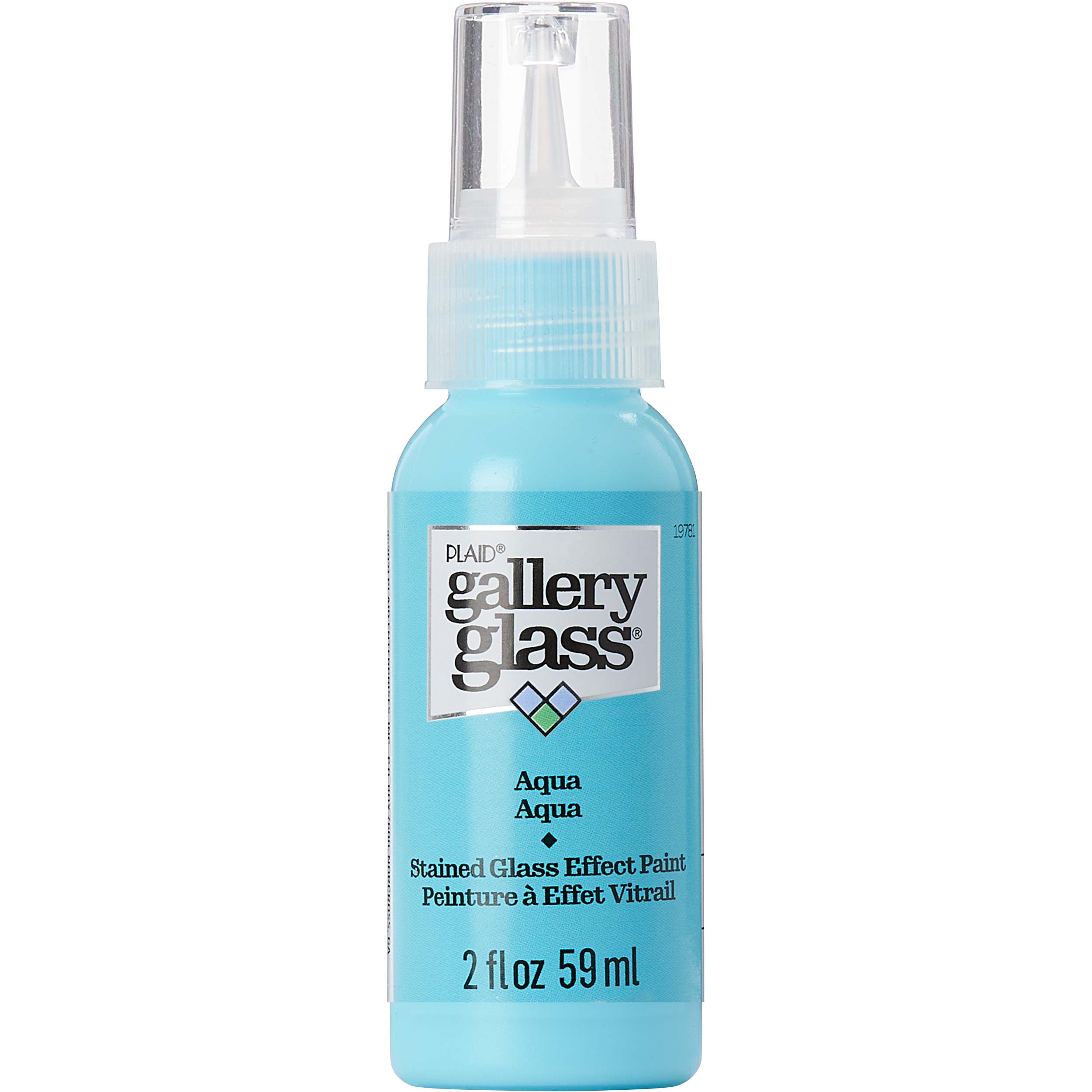  Gallery Glass Stained Glass Paint, Turquoise 2 fl oz Brilliant  Smooth Finish Paint, Perfect For Easy To Apply DIY Arts And Crafts, 19732