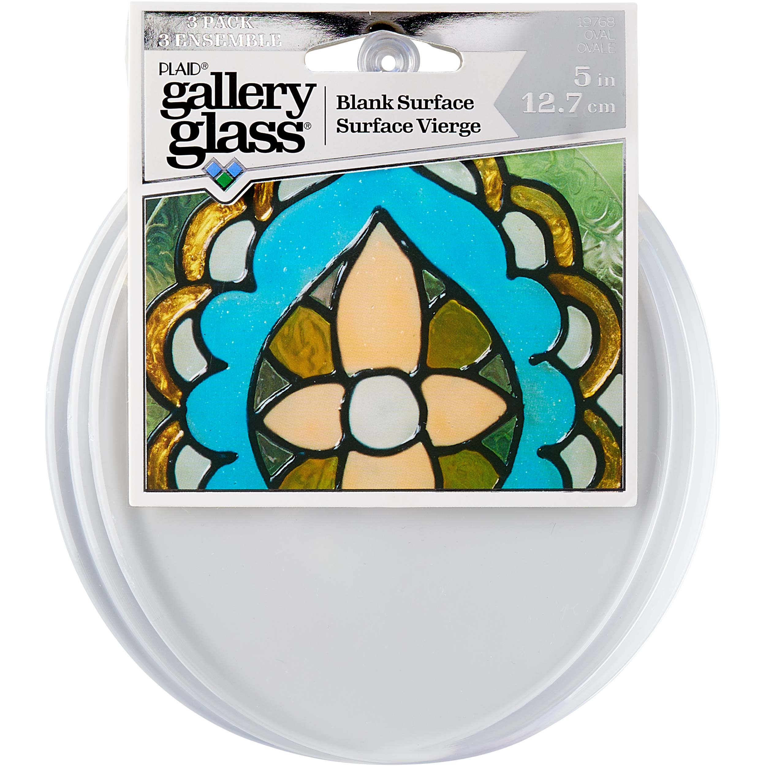 Gallery Glass, Floral 3 Piece Pattern Set Perfect for Stained Glass DIY  Arts and Crafts, 19736