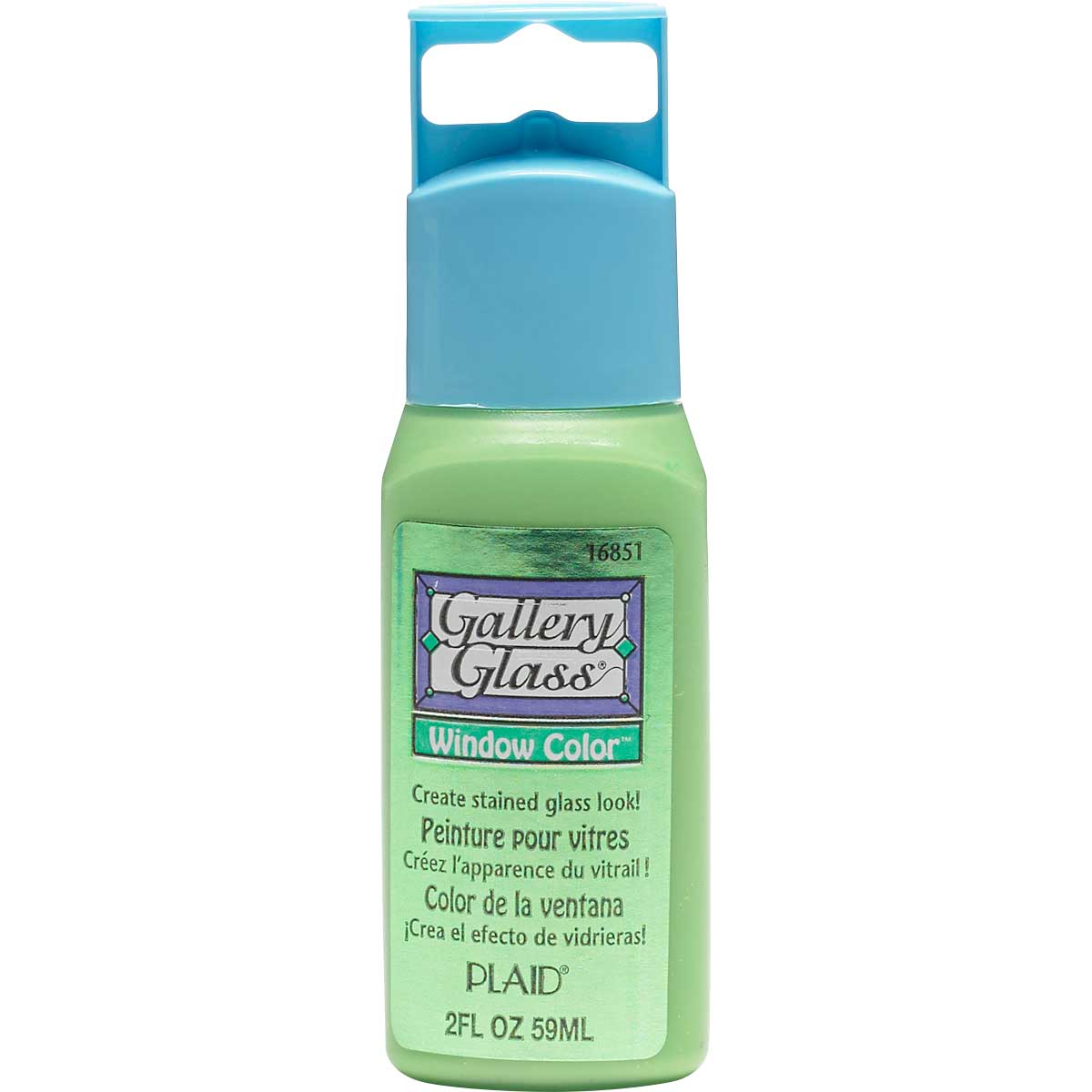 Shop Plaid Gallery Glass ® Window Color™ Green Shimmer 2 Oz 16851