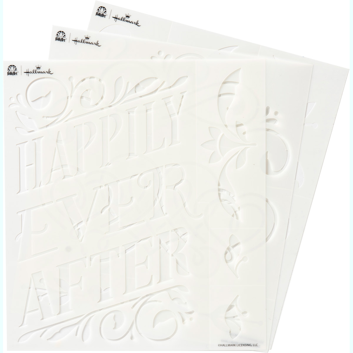 Hallmark™ Adhesive Stencils Elegancia Design