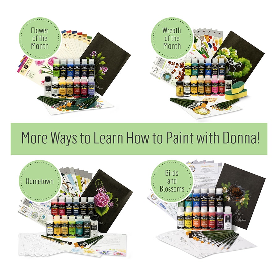 Birds and Blossoms Kit - Let's Paint 2022 with Donna Dewberry
