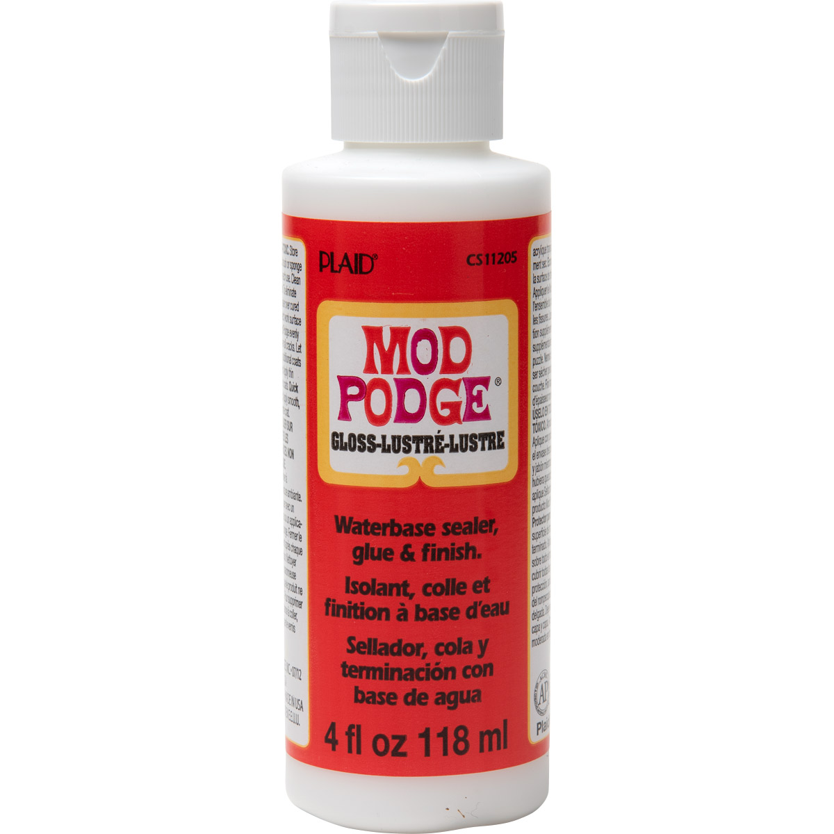 Glue/ModPodge Gloss 4oz (PLA 112050)