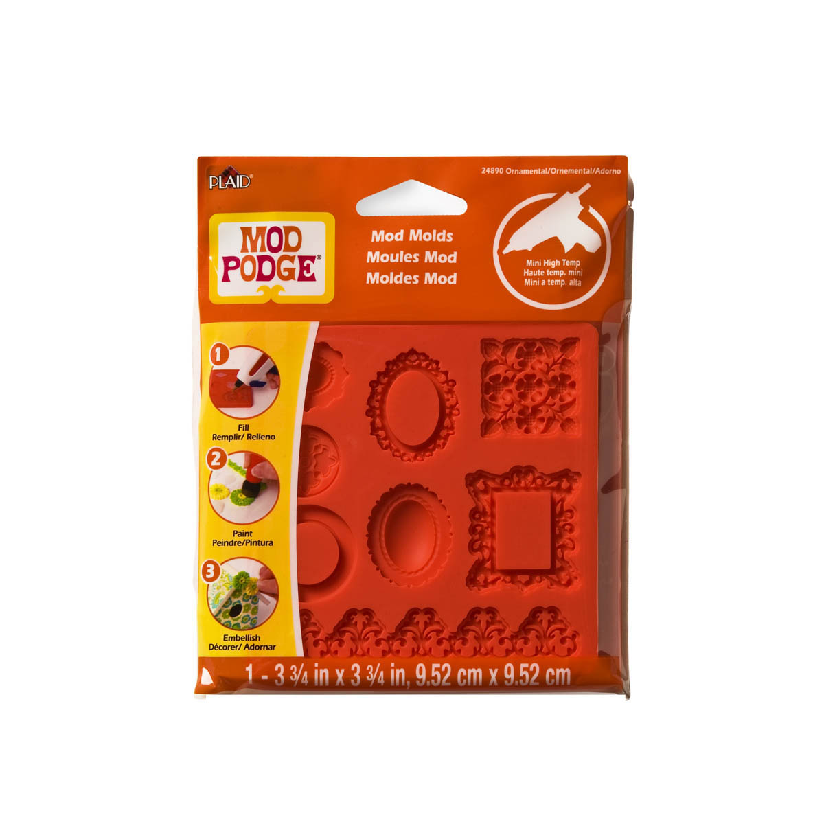 Shop Plaid Mod Podge ® Silicone Molds - Hearts, 3 pc. - 27578