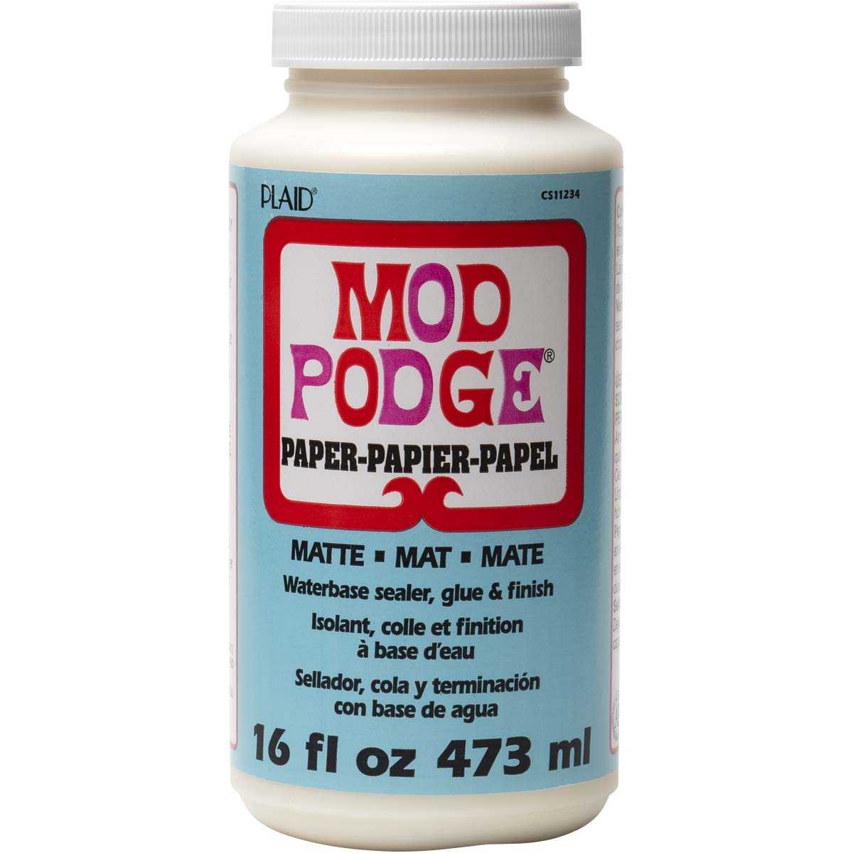 Plaid Mod Podge Non Toxic Waterbase Sealer,Decoupage Glue & Finish (Gloss /  Matte) [473ML / 16 oz]