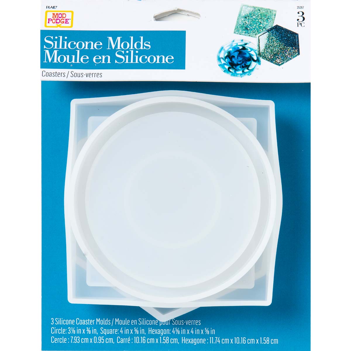Shop Plaid Mod Podge ® Silicone Molds - Alphabet, 2 pc. - 25293