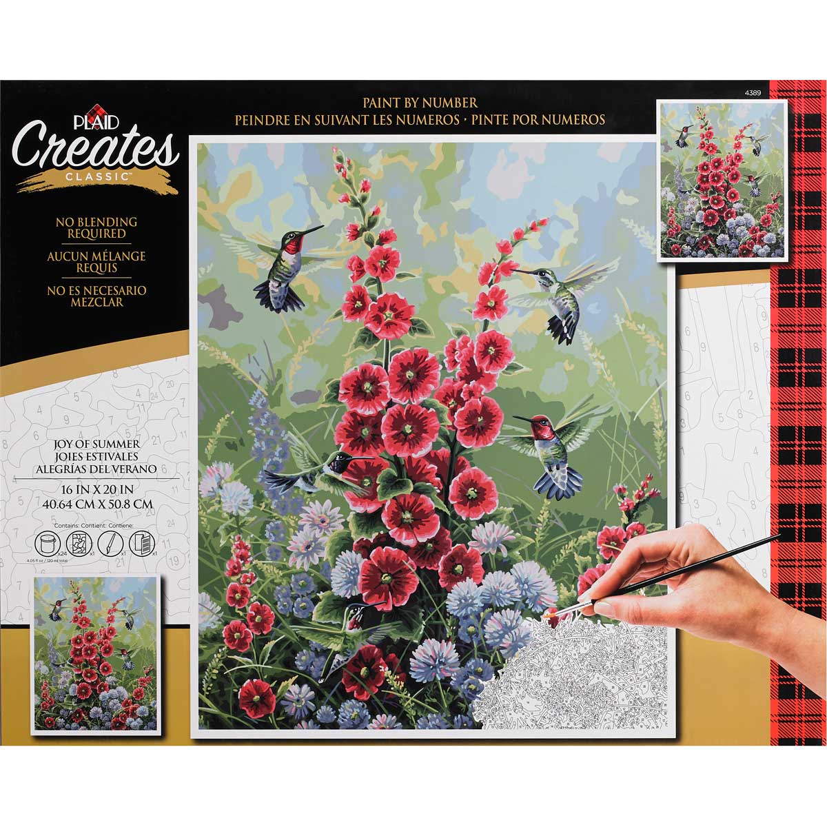 Shop Plaid PAINT BY NUMBER - JOY OF SUMMER 16X20 - 4389