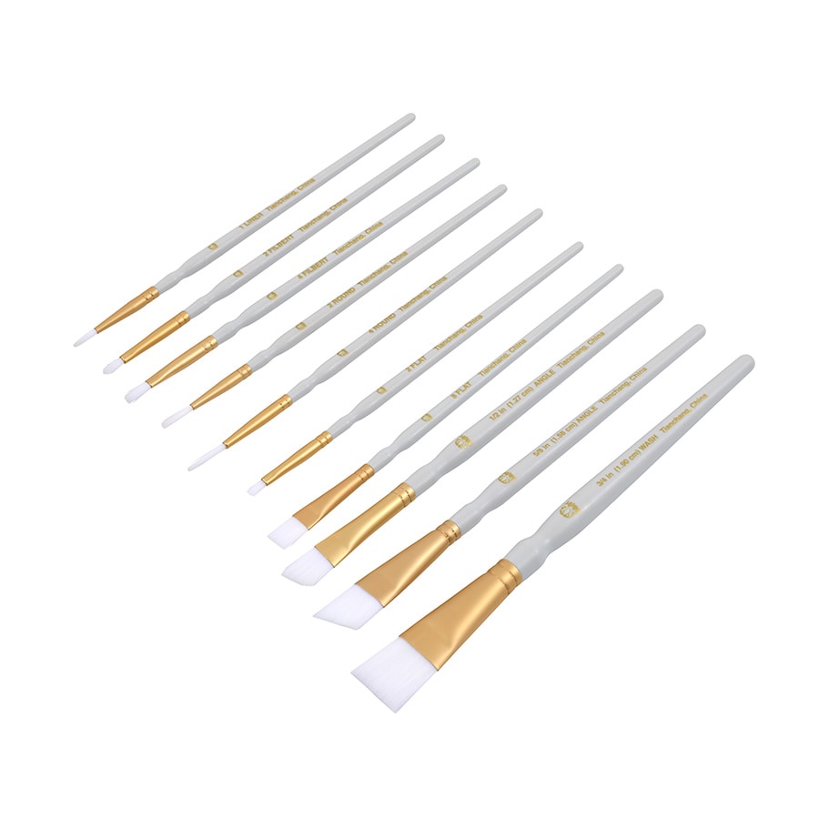 Shop Plaid Folkart ® Brush Sets - Angle Brush Set, 5 pc. - 44277