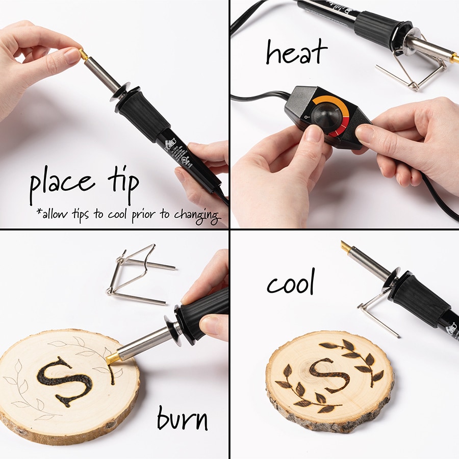 Wire-Tip Burning Kit  Wood burning crafts, Wood burning kits, Wood burning  art