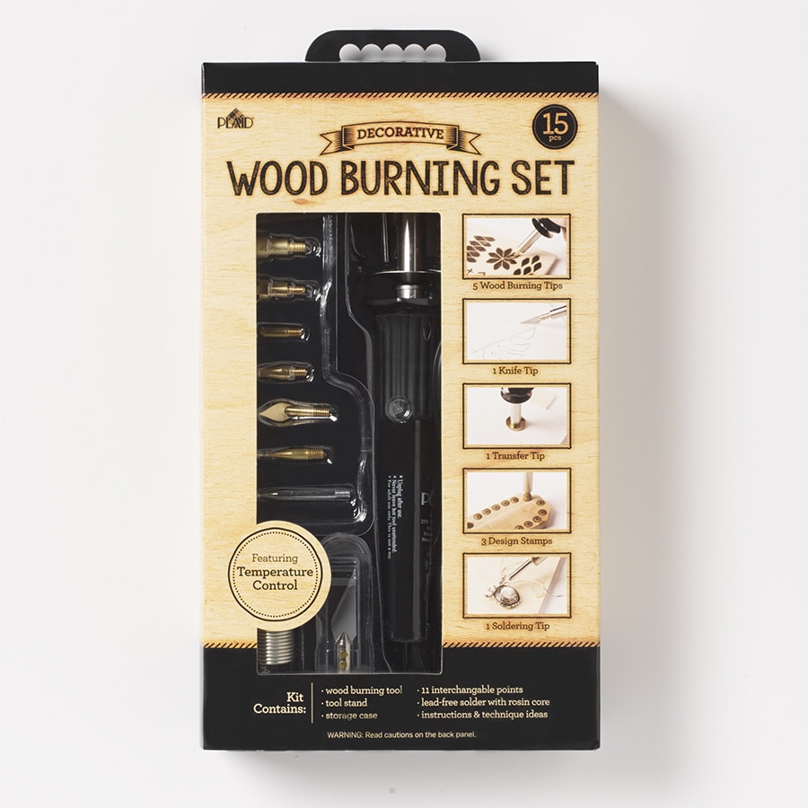 Plaid, Alphabet Kit, Set of 26 Stamps Perfect for DIY Wood Burning