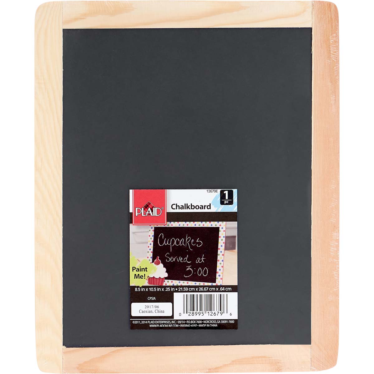Plaid Wood Surfaces - Chalkboard Frame Bundle, 6 Pieces - 96382