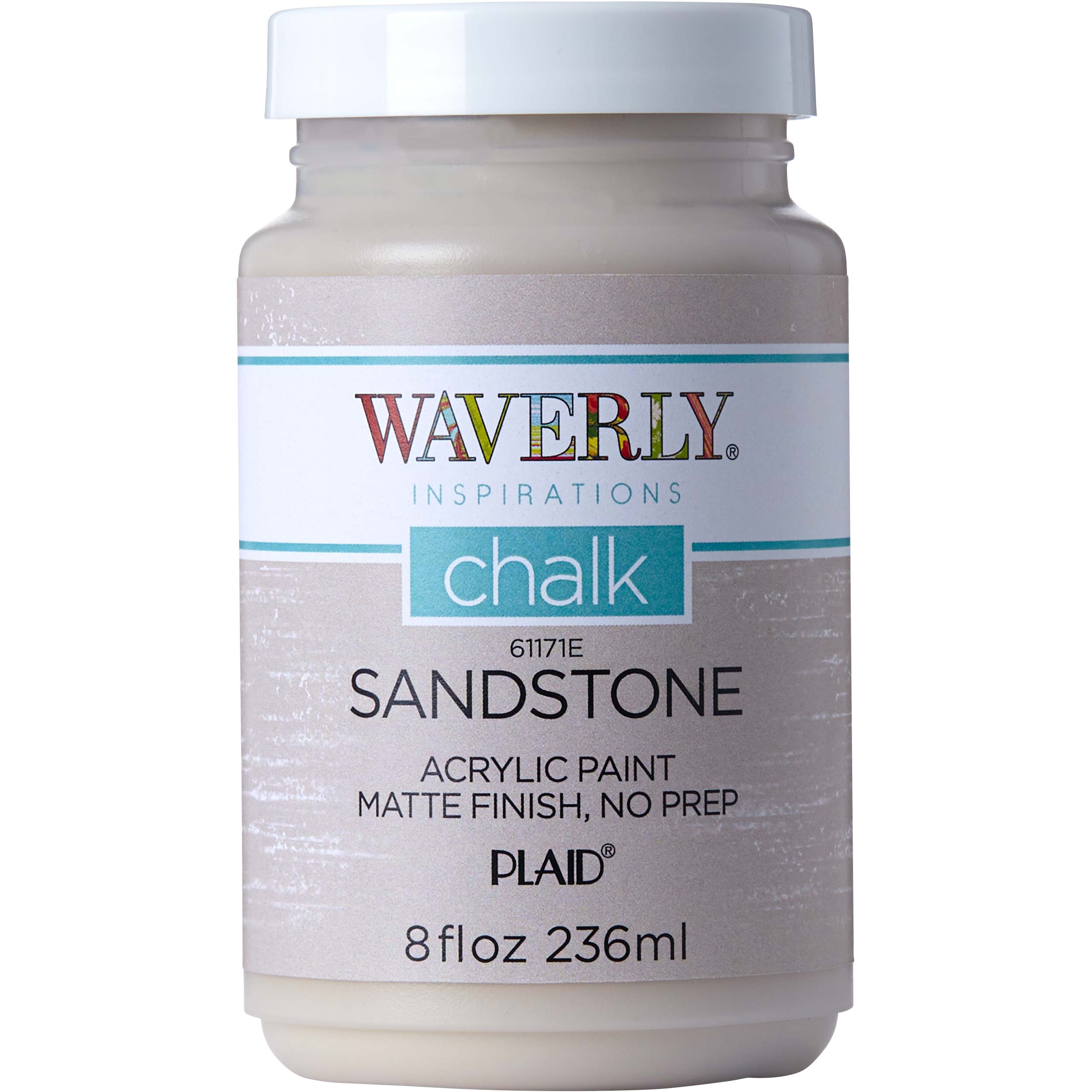Shop Plaid Waverly ® Inspirations Chalk Finish Acrylic Paint - Sandstone, 8  oz. - 61171E - 61171E