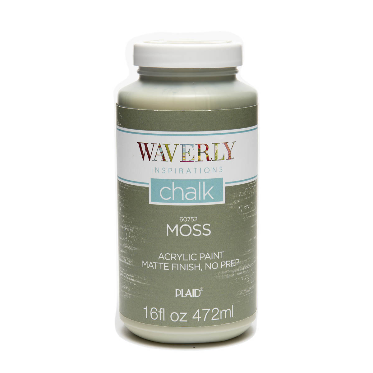 Shop Plaid Waverly ® Inspirations Chalk Finish Acrylic Paint - Moss, 16 oz.  - 60752E - 60752E